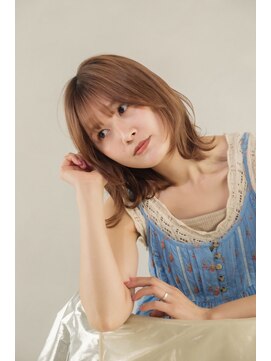 ポート 蕨(PORT) ワンカールで可愛くミディアムレイヤー【高岩美季】