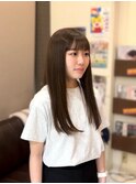 ナチュラルロング/ラベンダーブラウン