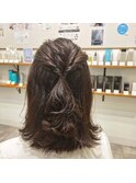 簡単なヘアアレンジ
