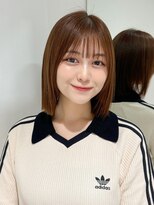 サロウィンフレンテ 新宿三丁目(SALOWIN Frente)&nbsp;石塚／ぱっつんシースルー小顔韓国タッセルボブ10代20代30代新宿