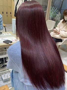 ヘアーアンドメイク ビス(HAIR&MAKE bis) 1bleach～◎チェリーレッド