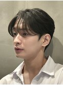 men's/メンズ/ブルーブラック/フェザーパーマ/ダウンパーマ/池袋