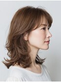クラゲヘアー/小顔/ココアベージュ/オリーブグレー/川西