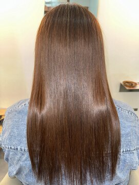 【髪質改善】地毛風縮毛矯正