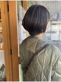 ばっさりショートボブ