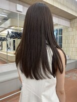 パークレーン アイス イヴェン(park lane ICI yeven) レイヤーボブブリーチなしダブルカラーミディアム春カラーロング