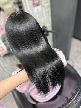 アローズ 久留米店(arose) ブリーチ1回で落とせる黒染め