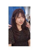 シェノン 近鉄奈良店(CHAINON)&nbsp;ワンホンレイヤー/ミルクティーブロンド/ダークブルー/近鉄奈良