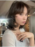 韓国レイヤーレイヤーボブ×地毛風透明感アッシュグレー