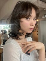 ニルバ(niLva)&nbsp;韓国レイヤーレイヤーボブ×地毛風透明感アッシュグレー