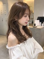 アクロ 梅田店(ACRO)&nbsp;柔らかブラウンくびれレイヤーロング