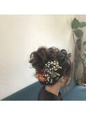 お花モコモコアレンジ