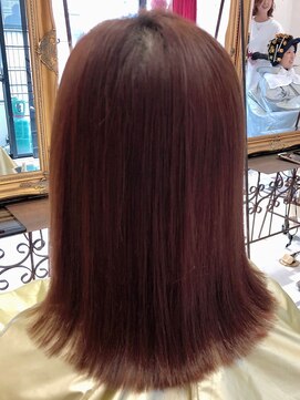 大嶋直樹の美容室 表参道 高難易度縮毛矯正＝手で乾かしただけです。本当です。