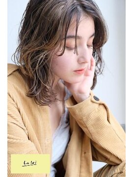 ラレイ(Lalei) 【表参道/青山】ハイライト×くびれセミディ【ささき】