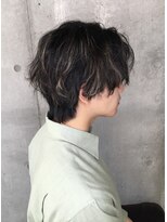 横顔が素敵に決まるハイライトウルフ【表参道、青山、原宿】