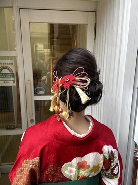 矢島美容室 荻窪店 【矢島美容室】ヘアセット、着崩れない袴着付け