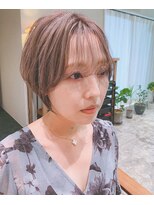 ウニコ(unico.)&nbsp;【unico.】似合わせショート・マッシュショート・ピンクベージュ