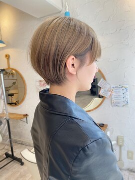 リーフ 王寺店(LEAF≠) 大人かわいい20代30代40代 マッシュ ホワイトグレージュ