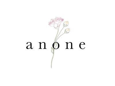 『anone』ロゴはかすみ草の花です。花言葉は[感謝]