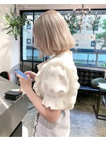 ディーカヘアーセンダイ(Di KA HAIR sendai)&nbsp;milky white/ホワイトカラー/ハイトーン/ケアブリーチ