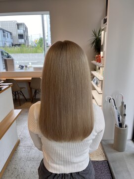 ヘアーメイク マーズ 売布店(Hair Make Mars) ブリーチ×ホワイトベージュ