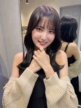 ジェームス(Jyym's) サファイアグレージュ/ベビーバング/顔まわりカット【王子】