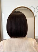 スタイリングが楽に!まとまるボブ 髪質改善