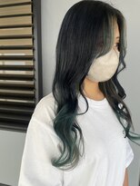 ワンバイワン(One×One)&nbsp;【花菜】寒色系ミントグリーングラデーション