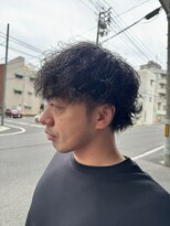 ハイバレーヘアーメゾン(HIGH VALLEY HAIRMAISON)&nbsp;波巻きパーマウルフカットメンズパーマ岡山南中央町