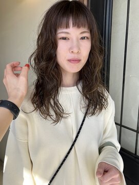 ヤルダン(YARDANG) curly long hair