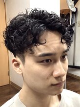 コダマ 新大塚店(KODAMA) サイドパートツーブロックパーマスタイル（マッシュパーマ）