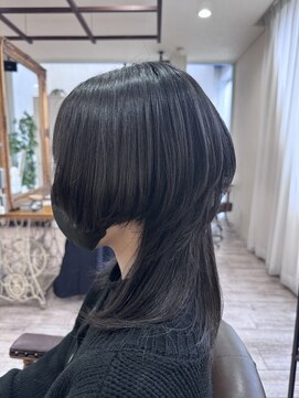 ラボヌールヘアーノーブル 新越谷店(La Bonheur hair noble) ロングウルフ/極上髪質改善