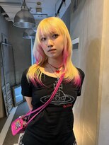 ジーナ(XENA)&nbsp;デザインカラー×レイヤーカット×ブロンド