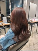 暖色カラー ×  longstyle