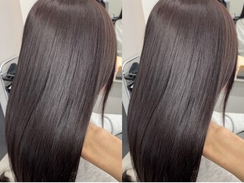 レノ 直江店(RENO)の写真/【話題の＜酸性ストレート＞の取扱いあり◎】自然で艶のある柔らかな質感とまっすぐになりすぎない自然さに