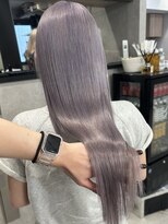 ロウル 渋谷(LOWRL)&nbsp;ラベンダーグレー/ブリーチ/ダブルカラー