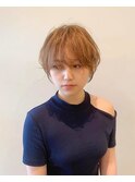 甘辛マニッシュを叶えるクセ毛風ハイトーンカラー