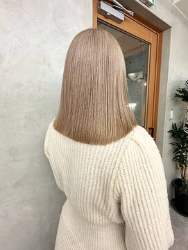 リアン(Lien) ブリーチカラーブロンドベージュ