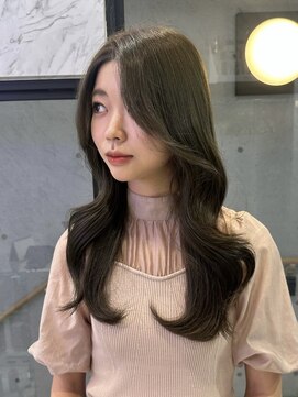 ドットモーダ 町田店(dot. mooda) 【艶カラー×顔周りカット】韓国/韓国ヘア/町田/町田駅/学割