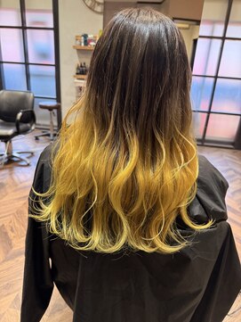 アンジェリカ 近鉄奈良店(ANGELICA) グラデーションカラー×イエローカラー