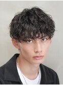 銀座メンズマッシュ波巻きパーマツイスパメンズパーマ刈り上げ