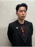 オールバック×ダウンパーマ韓国メンズヘア/札幌大通個室サロン