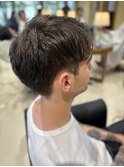 直毛をいかしたメンズショート！！/似合わせカット