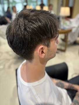 ユウヘアー 本山店(U Hair) 直毛をいかしたメンズショート！！/似合わせカット