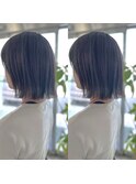 切りっぱなしボブ
