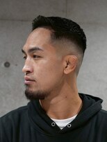 メッツ 原宿(METS)&nbsp;MEN'S/フェザーアップ×スキンフェード/短髪/黒髪/フェード/原宿