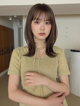 フィルムス 横浜(FILMS) 暗めカラー/レイヤーカット/マロンベージュ/くすみベージュ/横浜