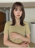 暗めカラー/レイヤーカット/マロンベージュ/くすみベージュ/横浜