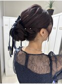お呼ばれアップスタイル