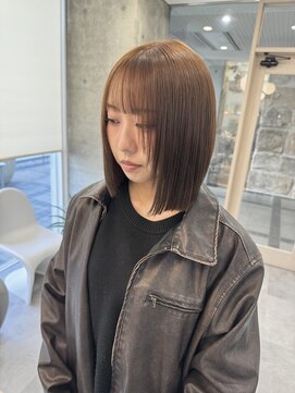 シェリエ(Chal Lier) グレージュブラウンボブ